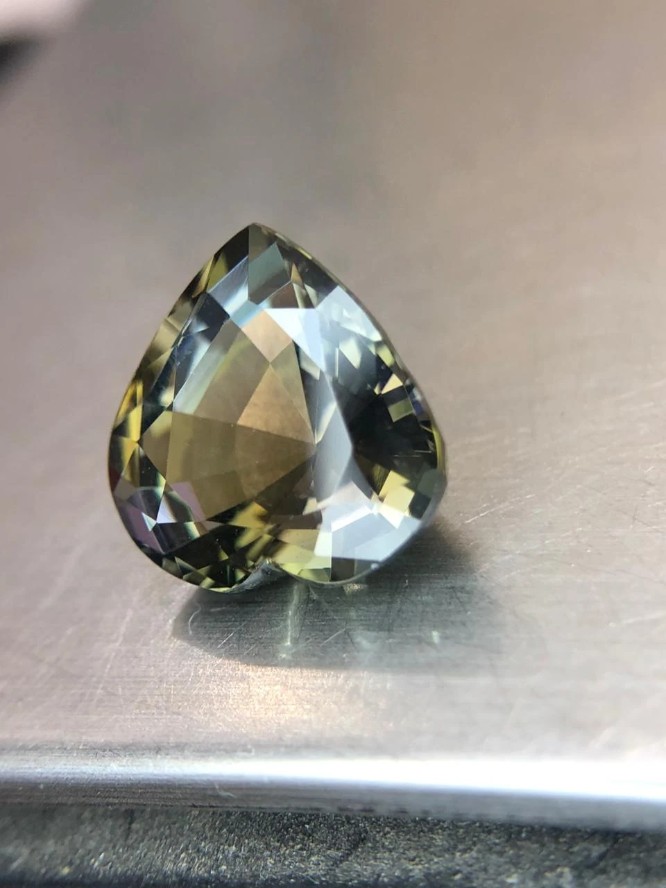 Natural Untreated Tanzanite  6.3 carats in Heart Shape from Tanzania — view 4